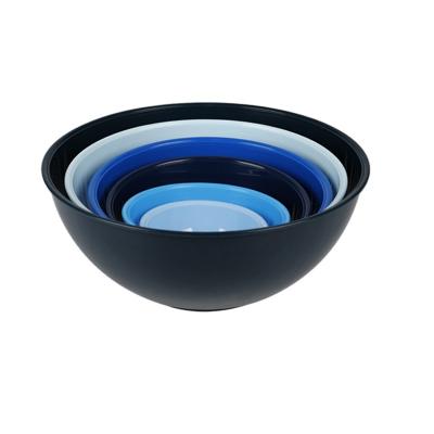 China Viable Food Grade Reusable Plastic Mixing Bowls With Lids Airtight Salad Bowl for sale