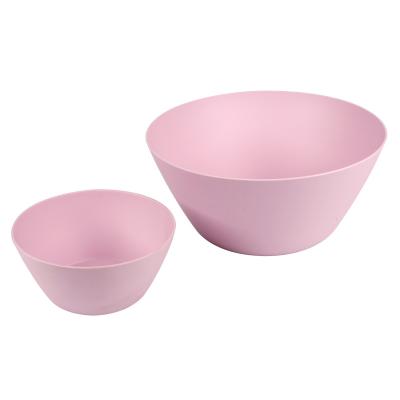 China Disposable Plastic PLA Biodegradable Sustainable Tableware Kitchen Eco-Friendly Material Salad Bowl for sale