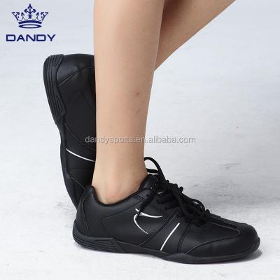 China New model women round dance shoes sports white&black cheer shoes campus aerobics shoes size 28-44 main for sale