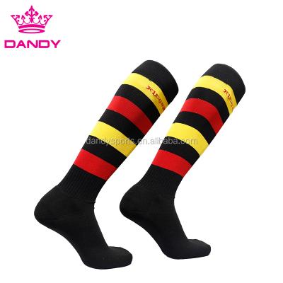 China Custom Logo Long Rugby Socks Cotton Sports Socks Antibacterial for sale