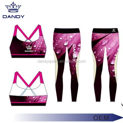 China Antibacterial Sublimation Camouflage Printed Sports Gym Legging Women Fitness Yoga Indoor Wear for sale