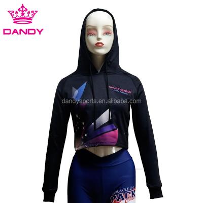 China Custom Anti-Wrinkle Long Sleeve Short Sleeve Pullover Crop Top 100% Polyester Cotton Hoodies Logo Hoodie for sale