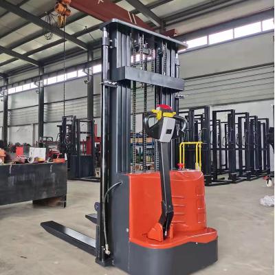 China Building Material Shops Direct High Quality DC Motor Manufacturing Height 2Meter Automatic Electric Lifting Stacker for sale