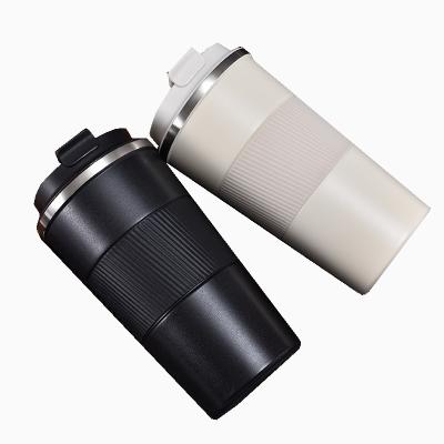 China Sustainable 500ml environmentally friendly double wall stainless steel travel cup vacuum insulated reusable coffee drum cup beverage bottle for sale