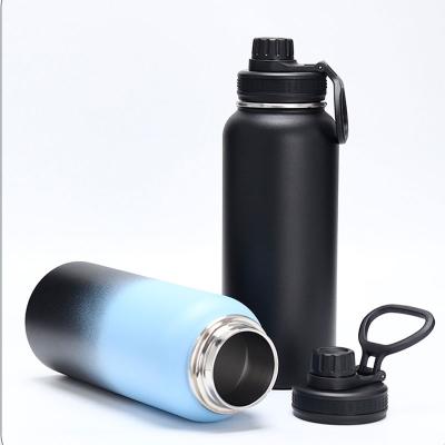 China Customized 1000ml Stainless Steel Water Bottle Vacuum Insulation Sports Travel Mug PORTABLE Hot Water Thermos Drinkware Mug for sale