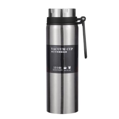 China Customized 304 Stainless Steel 1000ML Space Kettle PORTABLE Double Layer Insulated Water Bottle Outdoor Sports Hot Drink Cup for sale