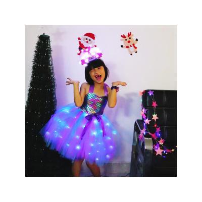 China Other new fashion princess dress up kids dress up Halloween party girl mermaid dress for sale