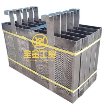 China Titanium Anode Electroplating Basket For Water Treatment for sale