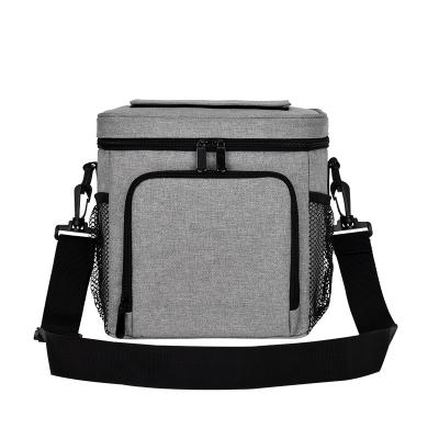 China Custom Fashion Opening Top Leak Make Heavy Duty Portable 10L Lunch Picnic Camping Cooler Bag Cooler Lunch Bag for sale