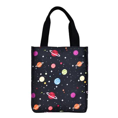 China 2022 New Design Fashion Student Lunch Bag Portable Cute Children School Lunch Bag Picnic Box Bag for sale