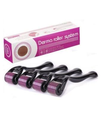 China Manos Área objetivo Derma Roller Derma sistema de rodadura con 540 Microneedle Titanio en venta