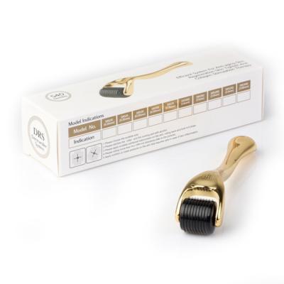 China Inicio NO Enchufes Tipo 540-pin Derma Roller con manijas de color oro Rejuvenecimiento de la piel en venta