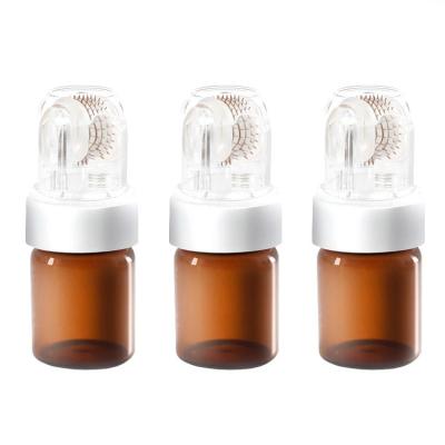 China NO Plugs Type Nieuw ontworpen 42/150Goud Titanium Microneedle Hydra Stamphydra Roller voor huidverjonging Te koop