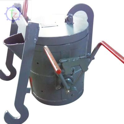 China Self-locking worm performance is good. Large Foundry Ladle Pour Ladle for sale