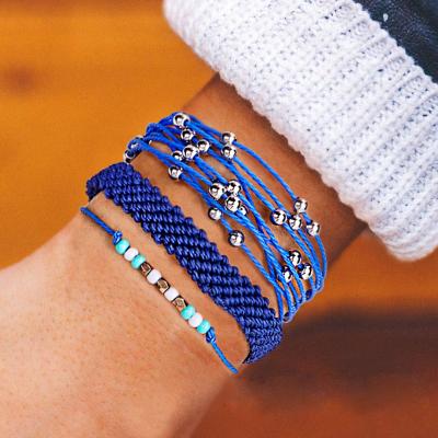 China Environmental Friendly Earth Charm Bracelet | Boho handmade jewelry for women and men's braided bracelet for sale