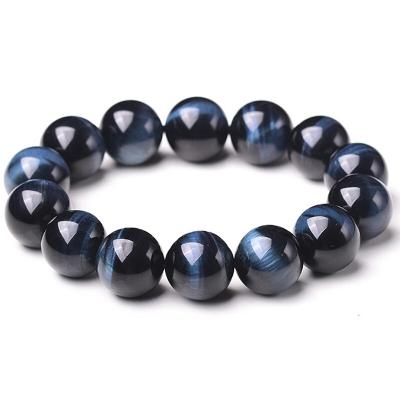 China Environmental Friendly Hot Selling Blue Tiger Eye Beads Bracelet Crystal Natural Stone Jewelry for sale