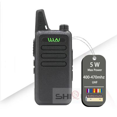 China Mini Walkie Talkie Long Range Radio UHF400-470Mhz USB Quick Charge 5W Mini Portable Two Way Radio 8KM Charging 16 Channel KD-C1Pro for sale