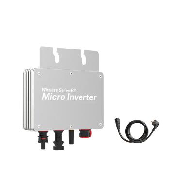 China WVC 350W WIFI Version 110V/230V Micro Auto Inverter R3 Micro Wireless Series On Grid PV Converter 245*202*60mm for sale