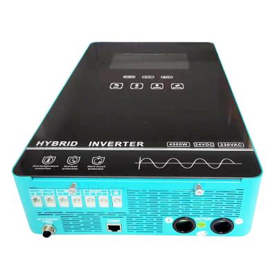 China Touch Button 4.5KW Hybrid Solar Inverter DC24V AC230V Pure Sine Wave Output LCD Display 100*300*450mm for sale