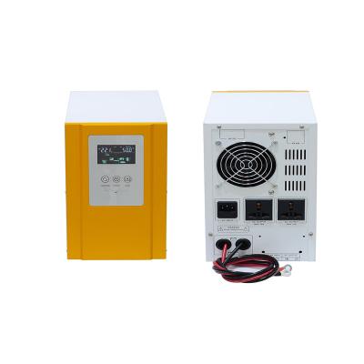 China WD Solar Inverter 1000W 12V 24V Pure Sine Wave Off Grid Inverter 1KW With LCD Display 340*165*283 for sale