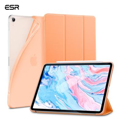 China Reliable Auto Sleep/Wake esr Tablet Case For iPad Air 4 Case Back Cover Soft Tri-Fold Stand for sale