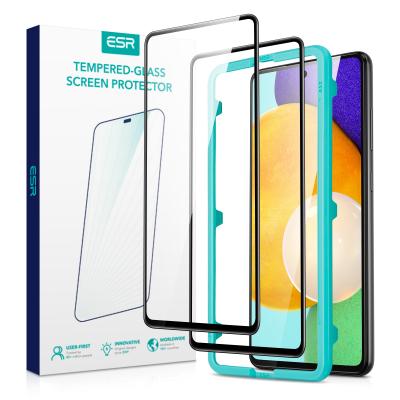 China 2Packs 3D ESR Full Coverage Screen Protector Bubble Free Tempered Glass For Samsung Galaxy A52 Fingerprint Unlocking Free Shipping for sale