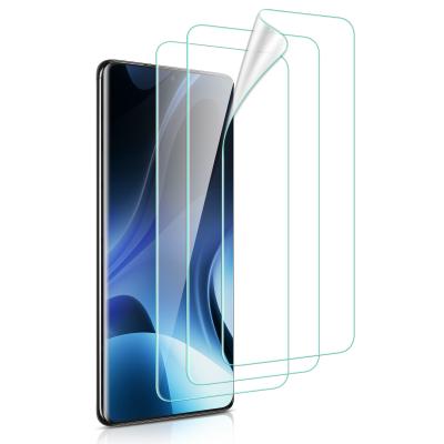 China ESR 3Packs 3D Full Cover Water Hydrogel Screen Protector Bubble Free Film For Samsung S21 With Installation Frame Fingerprint Open for sale