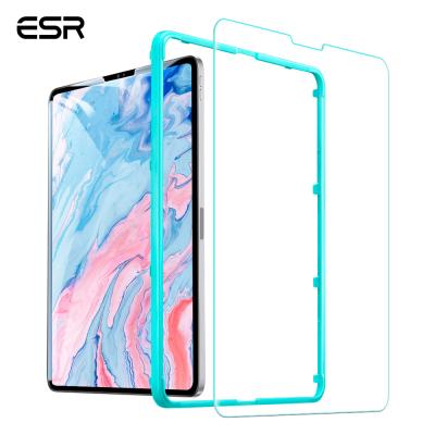 China Easy to Install ESR 9H Tempered Glass Screen Protector for iPad Air 4 2020 with Installation View Full Protect Premium Clear for sale