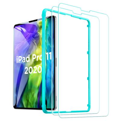 China Easy To Install ESR Clear 9H Tempered Glass Easy Installation For iPad Pro 11 Screen Glass Protector For iPad Pro 2020 And 2018 for sale