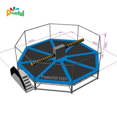 China Trampoline park inflatable wipeout inflatable wipeout course for sale for sale