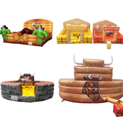 Cina Commercial inflatable mechanical bull customized size bull riding machine in vendita