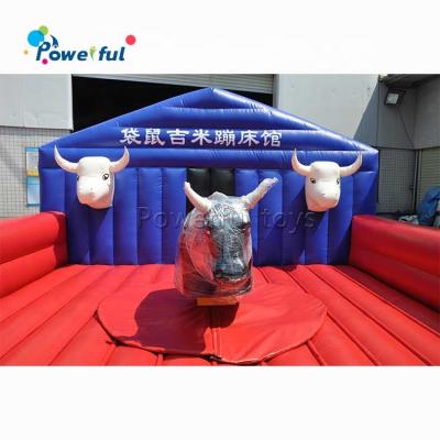 China Commercial inflatable mechanical bull customized size bull riding machine for sale for sale