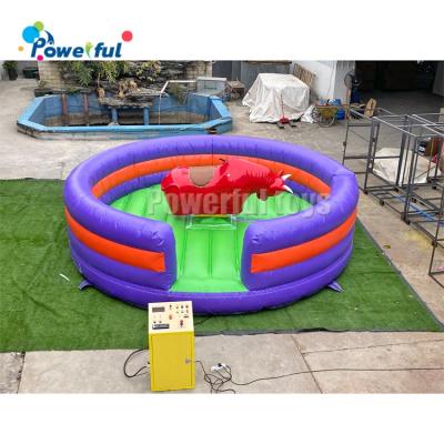 China Commercial inflatable mechanical bull customized size bull riding machine for sale for sale