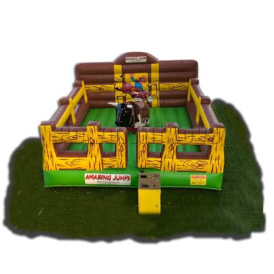 Cina Commercial inflatable mechanical bull customized size bull riding machine for sale in vendita