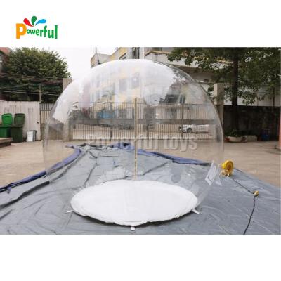 China Outdoor transparent crystal tent inflatable buildings bubble tent inflatable tent house for sale