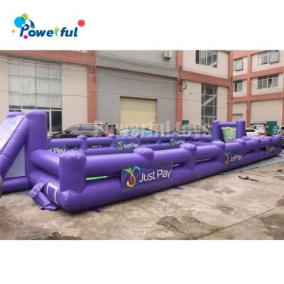 Cina Giant outdoor inflatable water soap football arena, inflatable soccer field in vendita