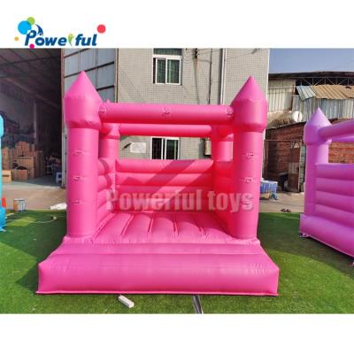 China New design mini toddler red color wedding inflatable moon bounce house bouncy castle jumper for kids adults for sale