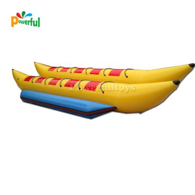 Cina Hot selling flying fish water sea inflatable banana boat for sale in vendita