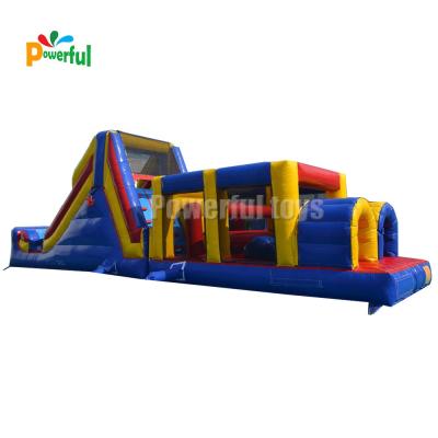 Chine High quality PVC inflatable obstacle course races inflatable bouncy castle for kids à vendre