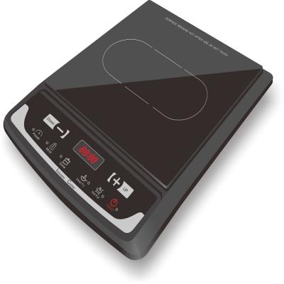 China Outdoor Electric Induction Cooker Burn 2000W Single Induction Cooktop for sale