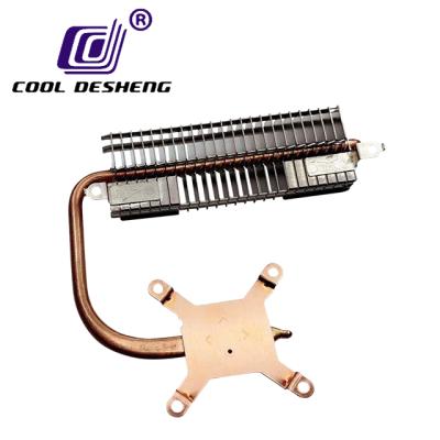 China Computer Case RAM Heatsink RGB High Performance Brushed Nickel Aluminum Heatsink With Heat Pipe for sale