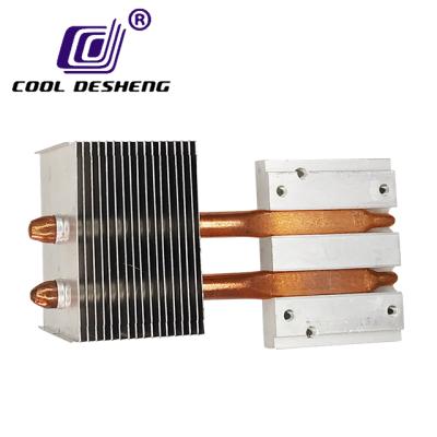 China Computer Case 2021 New Inventions Radiator Universal Cooling Fancontrol Module Aluminum Heatsink 40x40x11 for sale