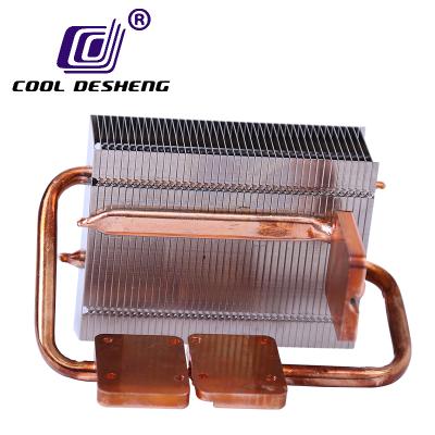 China copper & China Factory OEM Quality Aluminum Custom Service Box Bimetallic Copper Aluminum Heatsink for sale