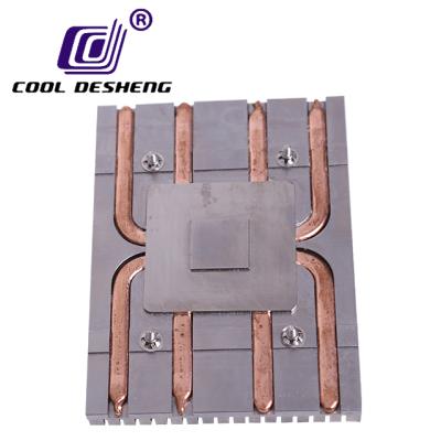 China copper & Aluminum Industrial Cooler CPU Fan Computer RGB Heatsink Heatsink Temperature Control Control Fins Automotive Laptop Fins for sale