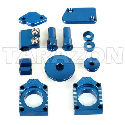 China Aluminum alloy CNC machined bling kits for YZF 250 450 dirt bike parts for sale