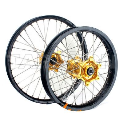 China Aluminum Alloy Tarazon Brand Spoke Wheels Dirt Bike CNC Wheel Rim for sale