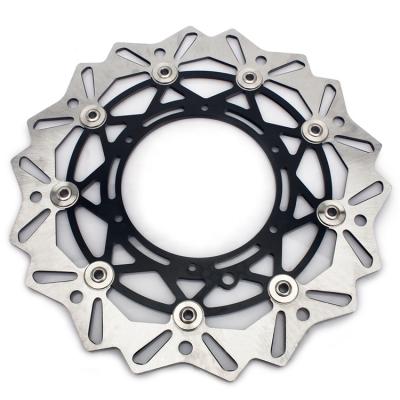 China Stainless steel front and rear solid motocross light weight stainless steel brake disc rotor for KTM for sale