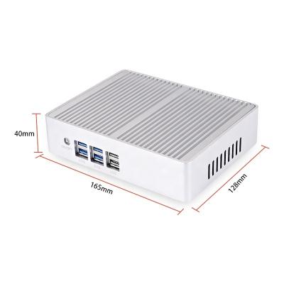 China OEM Fanless Mini PC Fanless With Intel Core i5 7200U i7 I7 5500U i3 I3 7100U 300M WIFI for sale