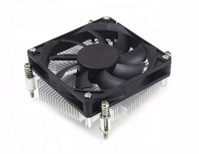 China CPU Low Profile Intel Fans OEM Aluminum Manufacturer CPU Cooler 775 Fan Socket Cooling Silent Radiator 8cm Cooling for sale