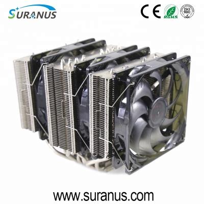 China Computer Case 3 Towers Copper Heatpipe Intel 775 CPU Cooler Fan 12v DC Cooler Fans Better Quiet for sale